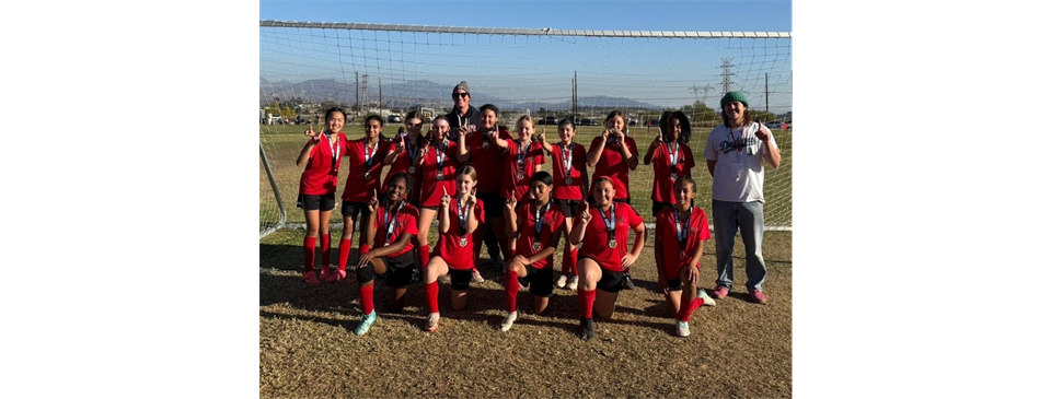 Girls 14U Team Wins First Place in Area 10!